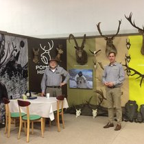 Pommernhirsche auf der Jagd & Hund 2018 Jagd & Hund 2018